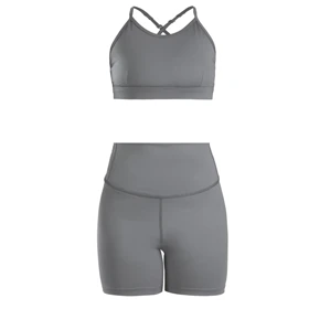 ست نیم‌تنه و کشاله بند ورزشی زنانه الو مدل 4B0153 طوسی روشن