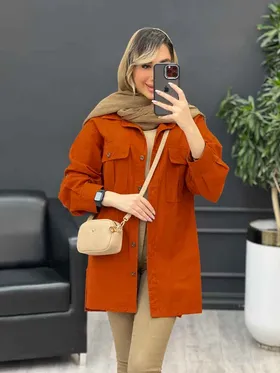 مانتو دو جیب پیله بغل چاک