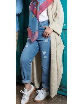 شلوار جین گشاد زنانه