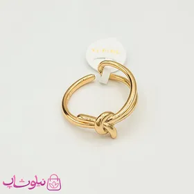 انگشتر دخترانه ظریف ژوپینگ مدل گره