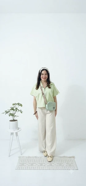 وست زنانه طرح دو جیب
