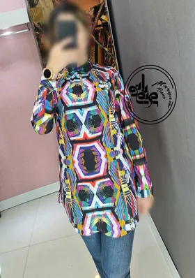 تونیک طرح رنگارنگ