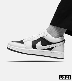 کفش کتانی مردانه سفید مشکی NIKE SB dunk Low Pro