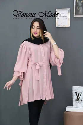 مانتو حریر پیله دار