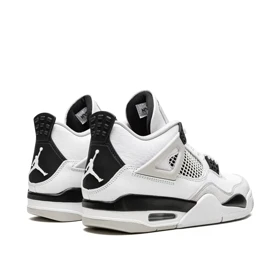 کتانی نایک جردن4 سفید مشکی میلیتاری بلک مستر کوالیتی Nike Air Jordan 4 Retro Military Black