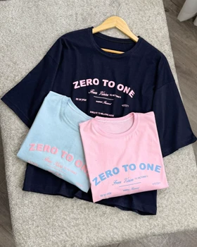 تیشرت باکسی zero to one کد 29374