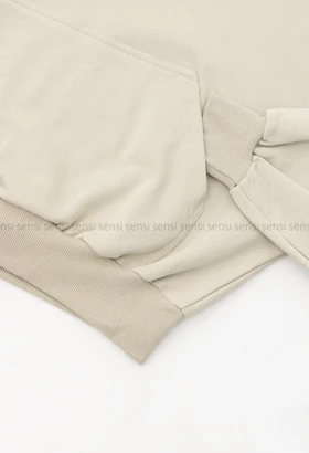 هودی کراپ ساده (BASIC) رنگی کد1004476
