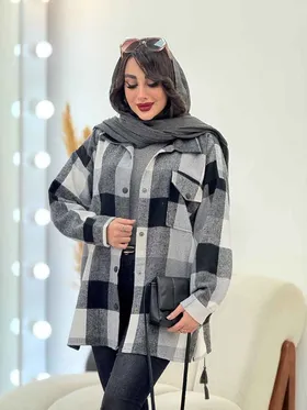 شکت چهارخونه تک جیب شینا