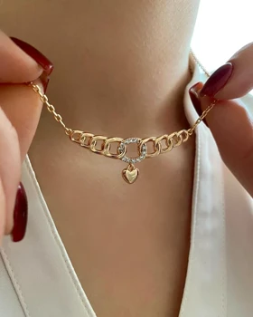 نیم ست کارتیر با آویز قلب