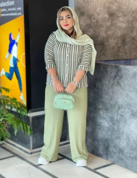 شلوار پلیسه کشی آبان کد : S1001