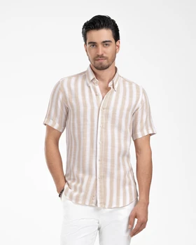 پیراهن مردانه راه راه کد 1885