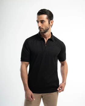 پولوشرت مردانه نیم زیپ کد 300/53