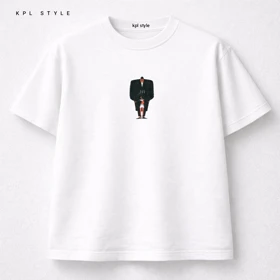 تیشرت باکسی نخ پنبه مدل LEON کد 1191