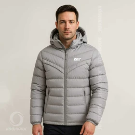 کاپشن دو رو مردانه BLACK DEER T12