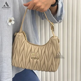 کیف چرم میو میو Miu Miu HandBag A04 (کرم)