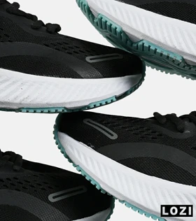 کفش کتانی مردانه و زنانه مشکی نارنجی آبی NIKE zoom X