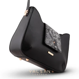 کیف دوشی زنانه چرم یلسان مدل راشا کد 104-RTL