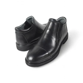 کفش مردانه چرمیران مشکی شبرو BM1044