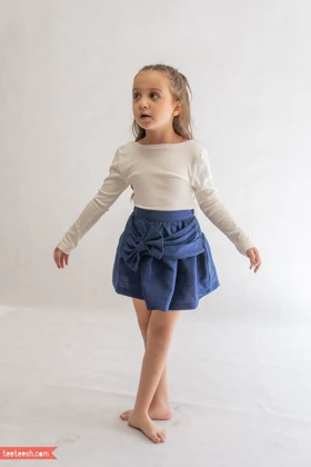 دامن سرمه ای رسمی