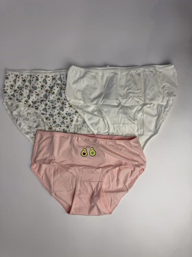 پک 3 تایی شورت زنانه نخ پنبه‌اینچی