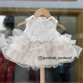 سارافون مجلسی نوزاد گیپور طرح گل