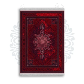 فرشینه از جنس پارچه هازان مخمل ترک طرح سنتی و مدرن برند دفه کد DAMG360