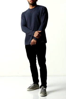 سلانیک آستین بلند یقه کشبافت مردانه