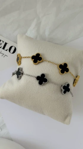 دستبند ونکلیف مشکی