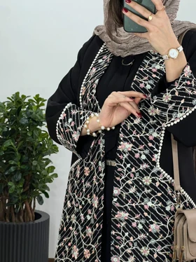 مانتو مجلسی سوزندوزی مهزاد