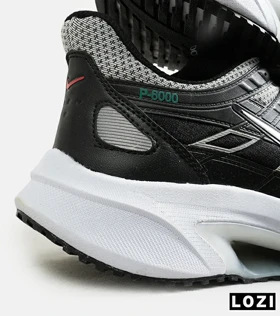 کفش کتانی مردانه و زنانه مشکی طوسی نایک NIKE P-6000