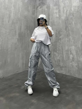 شلوار کارگو بغل نوار