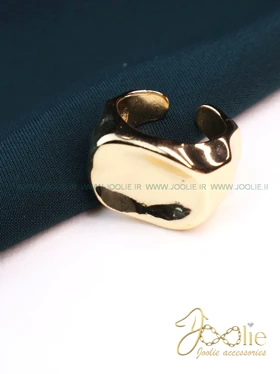 انگشتر زنانه طرح طلا مدل دفرم کدR4131 (طلایی)