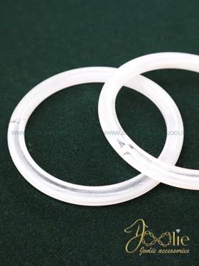 دستبند النگو زنانه فشن کد B2184 (سفید)