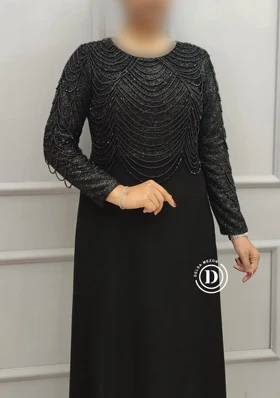 پیراهن بلند سایز بزرگ النا 7009