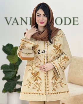 مانتو گلدوزی