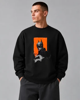 دورس مشکی طرح پرتره رئالیستی ابرقهرمان بتمن استایل Dark Knight Painterly Art