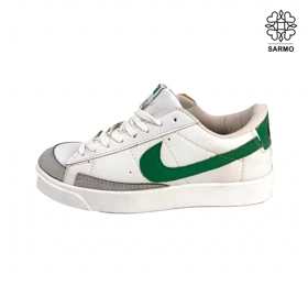 کفش کتانی زنانه نایک بلیزر ساق کوتاه سفید سبز – Nike Blazer Low White Green