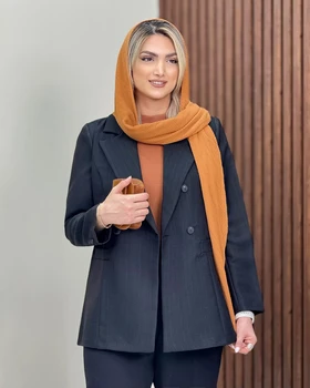 مانتو کتی یقه‌انگلیسی