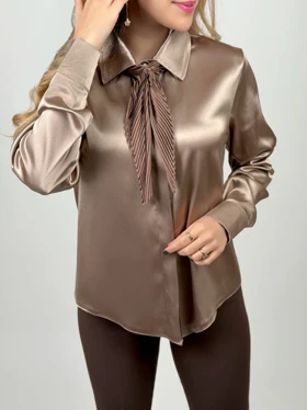 شومیز ساتن جدید زنانه کد SOFT