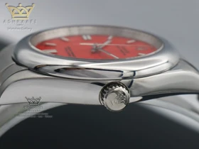 ساعت رولکس پرپچوآل صفحه قرمز Rolex Perpetual Coral red 01