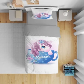 روتختی کودک طرح اسب تک شاخ مدل T4860