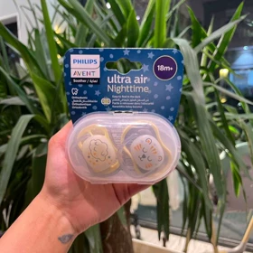 پستانک اونت طرح ببر و ابر 18 ماه avent