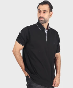 تیشرت یقه دار مردانه ساده 0569