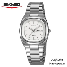 ساعت مچی زنانه برند اسکمی مدل Do-2420 SKMEI دو تقویم (نقره ای)