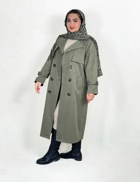 بارانی بلند پاییزه جیران کد : 003235