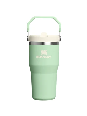 قمقه استنلی The IceFlow Flip Straw Tumbler 20 OZ (مغز پسته ایی)
