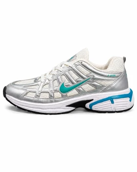 کتانی ست مردانه و زنانه مدل رانینگ نایک P6000 نقره ای آبی NIKE