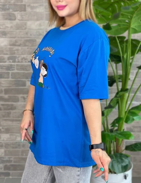 تیشرت لانگ طرحدار سونیا کد : N27000