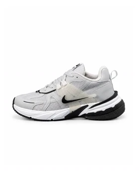 کفش کتانی مردانه بزرگ پا نایکی v2k رنگ طوسی مشکی Nike V2k