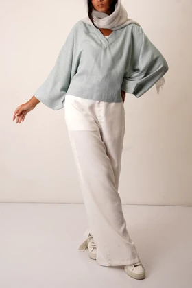 شومیز جلو بسته یقه هفت زنانه